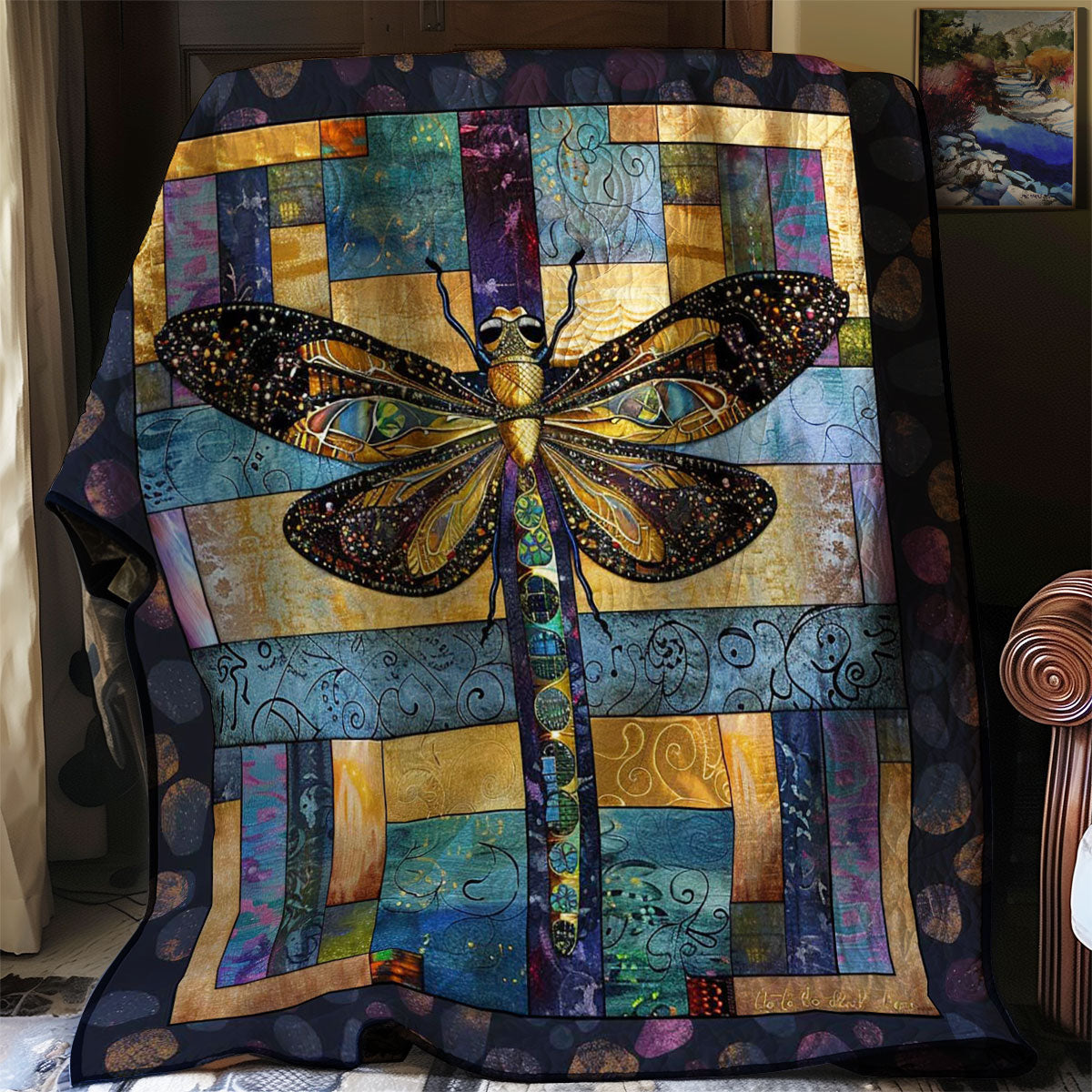 Mystic Dragonfly WN2808018CL Quilt