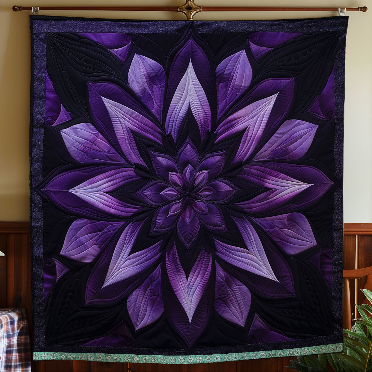 Mystic Purple Bloom WN0909017CL Quilt