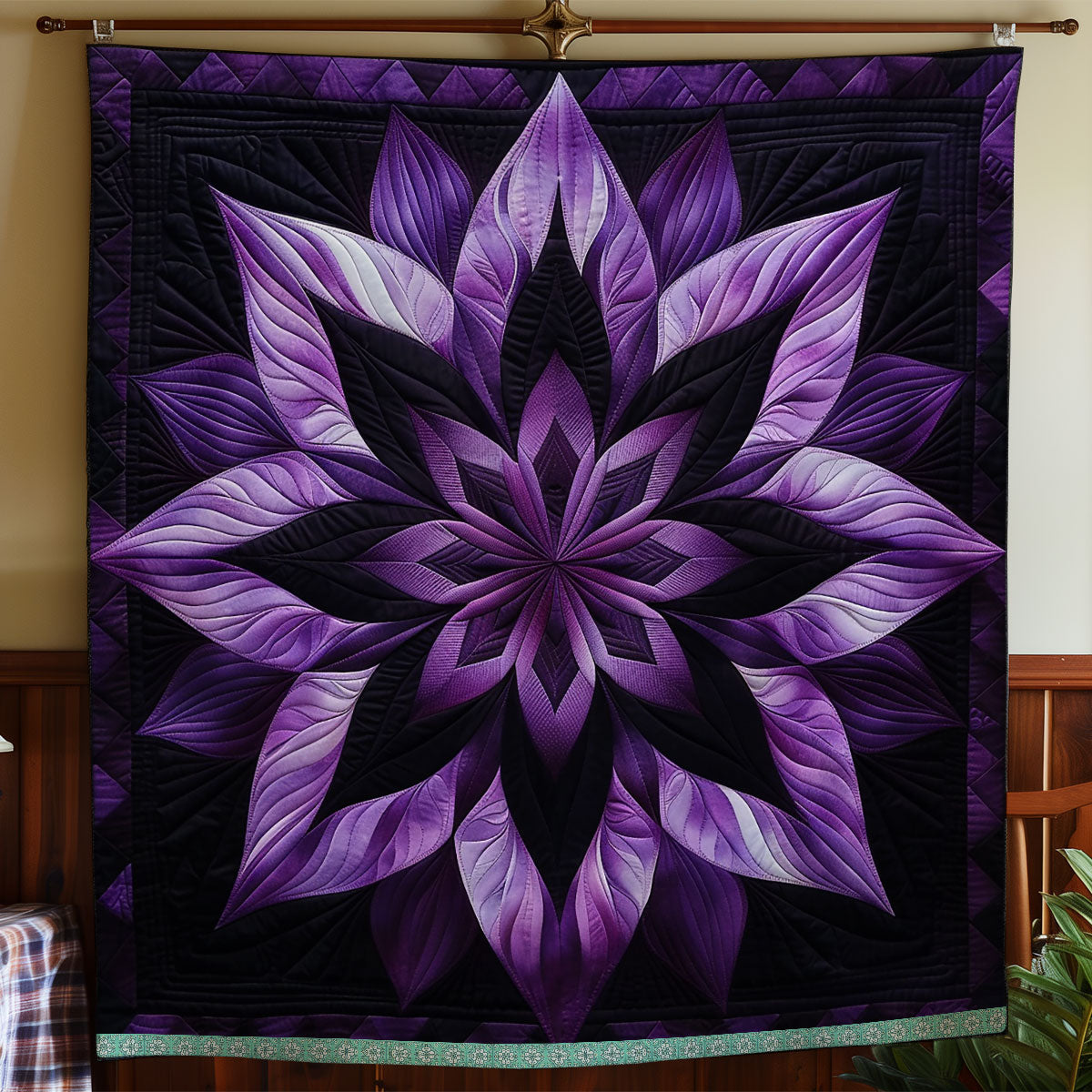 Mystic Purple Bloom WN0909020CL Quilt