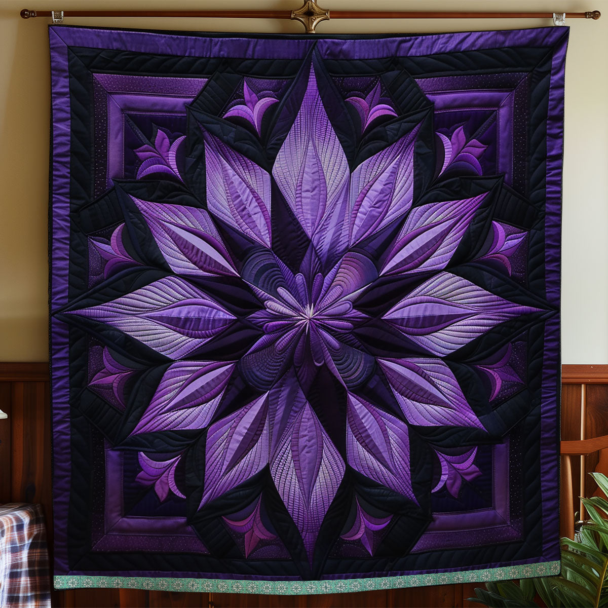 Mystic Purple Bloom WN0909022CL Quilt