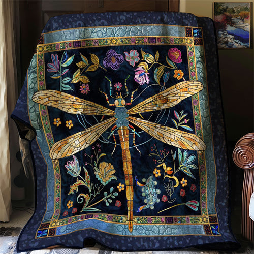 Mystical Dragonfly Garden WN2808034CL Quilt