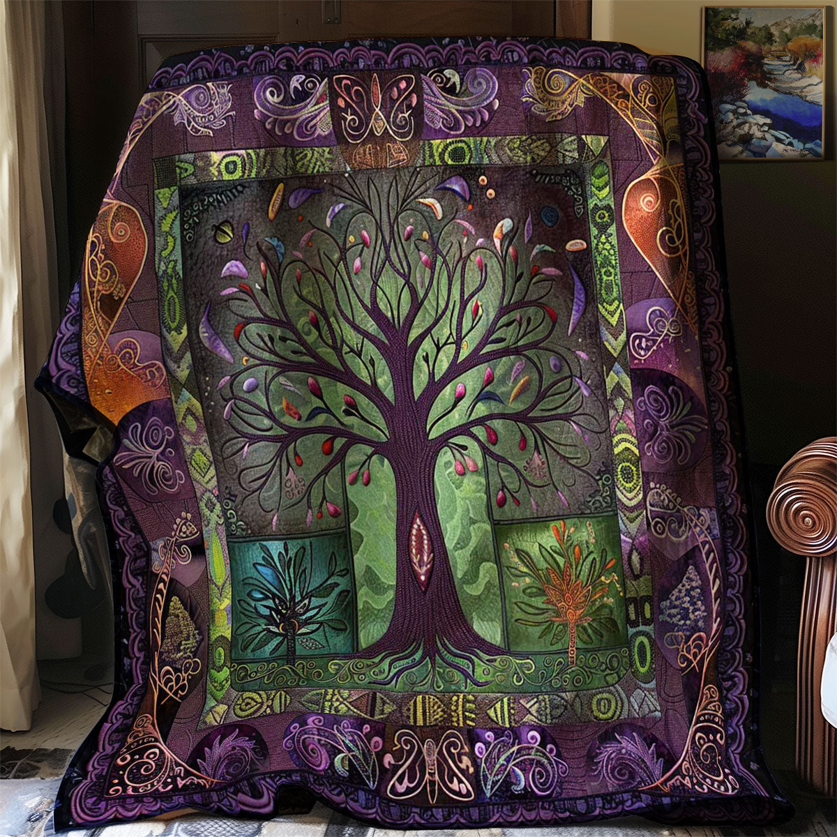Mystical Roots Of Life WN2408162CL Quilt