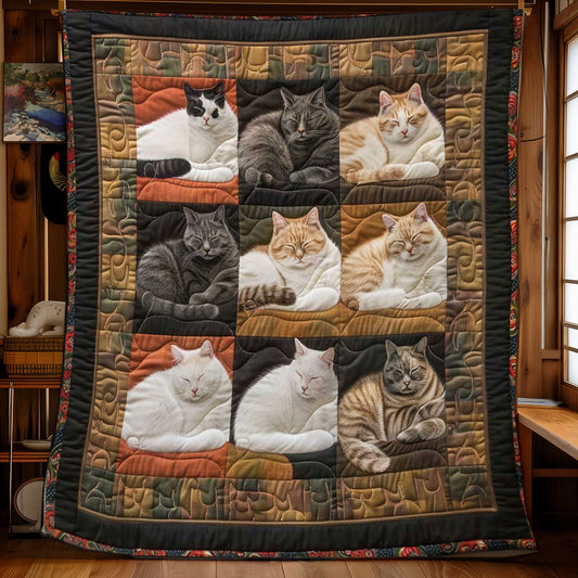 Napping Cats WN1508035CL Quilt