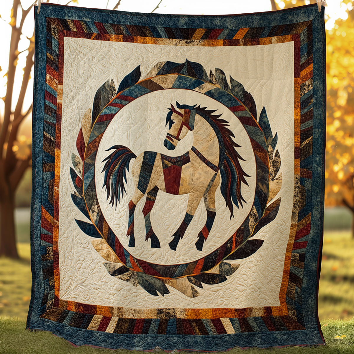 Native American Horse WN0108070CL Quilt