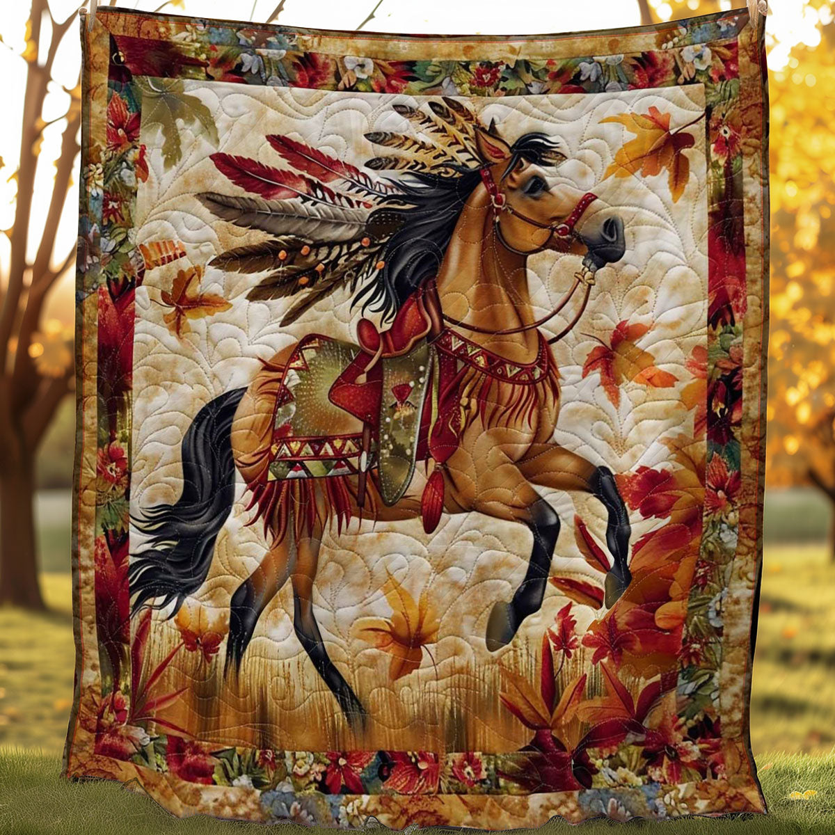 Native Horse Spirit WN3007033CL Quilt