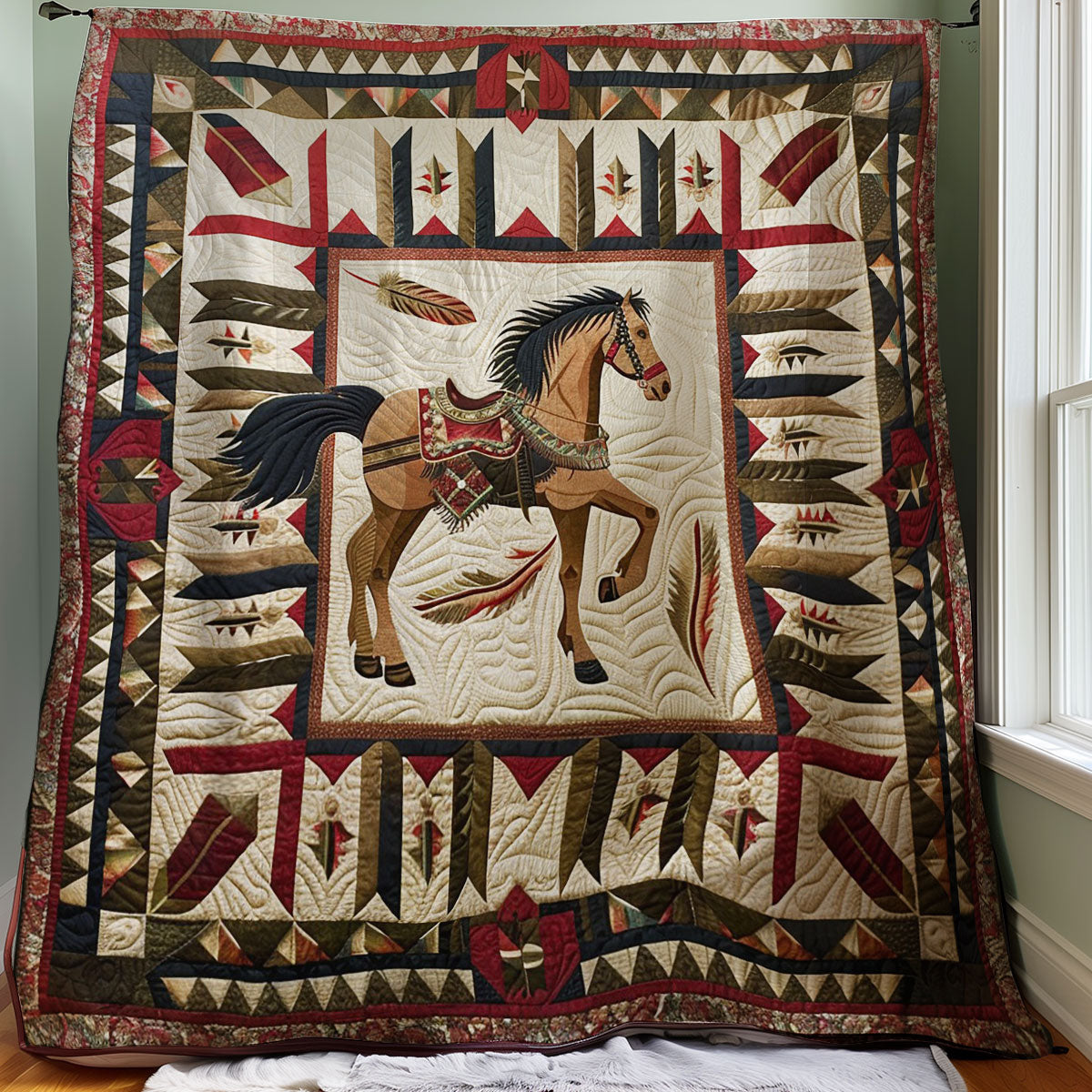 Native Horse WM1008030CL Quilt