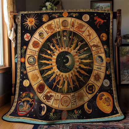 Native Zodiac Wheel WN1709045CL Quilt