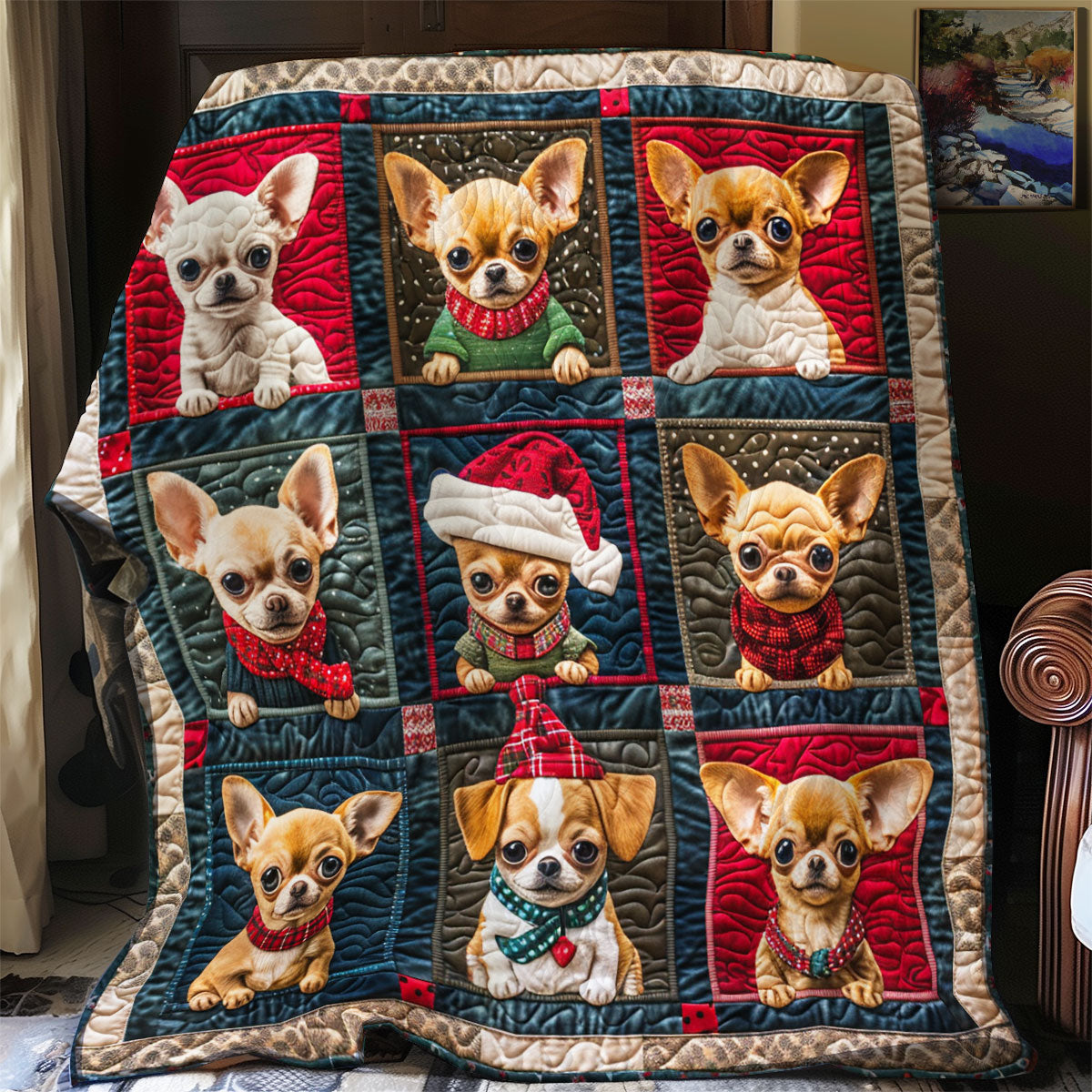 Naughty Chihuahua SR2208042CL Quilt