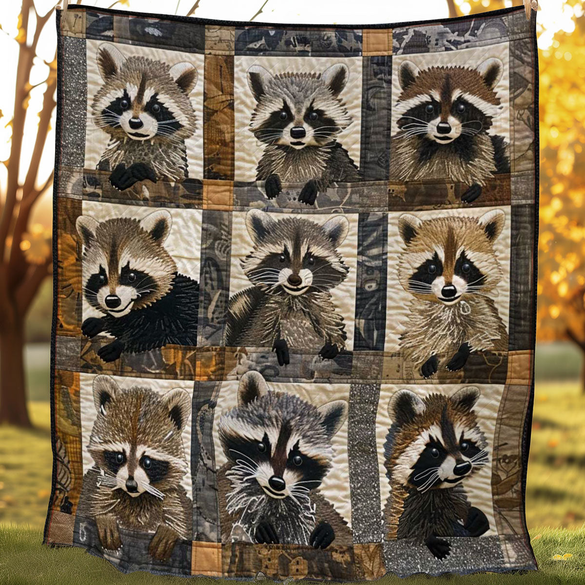 Naughty Raccoon WN0808056CL Quilt