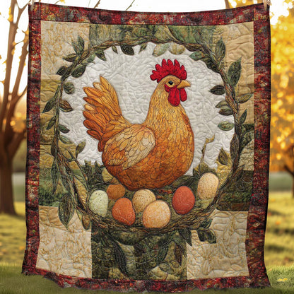 Nestled Hen WN0208010CL Quilt