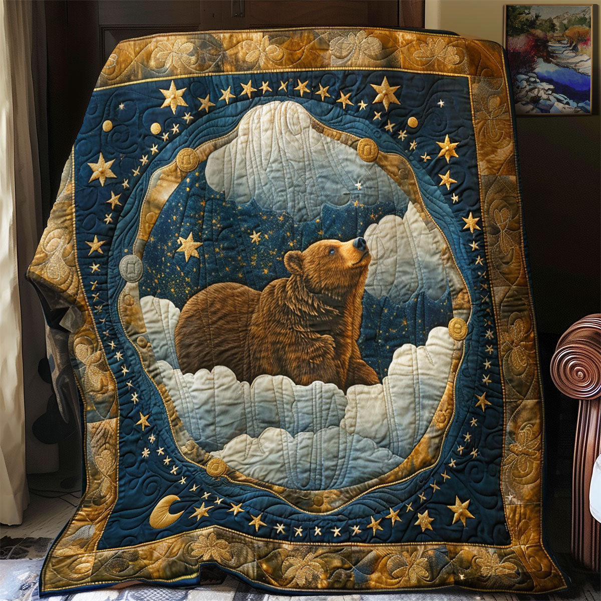 Night Bear SR1408001CL Quilt