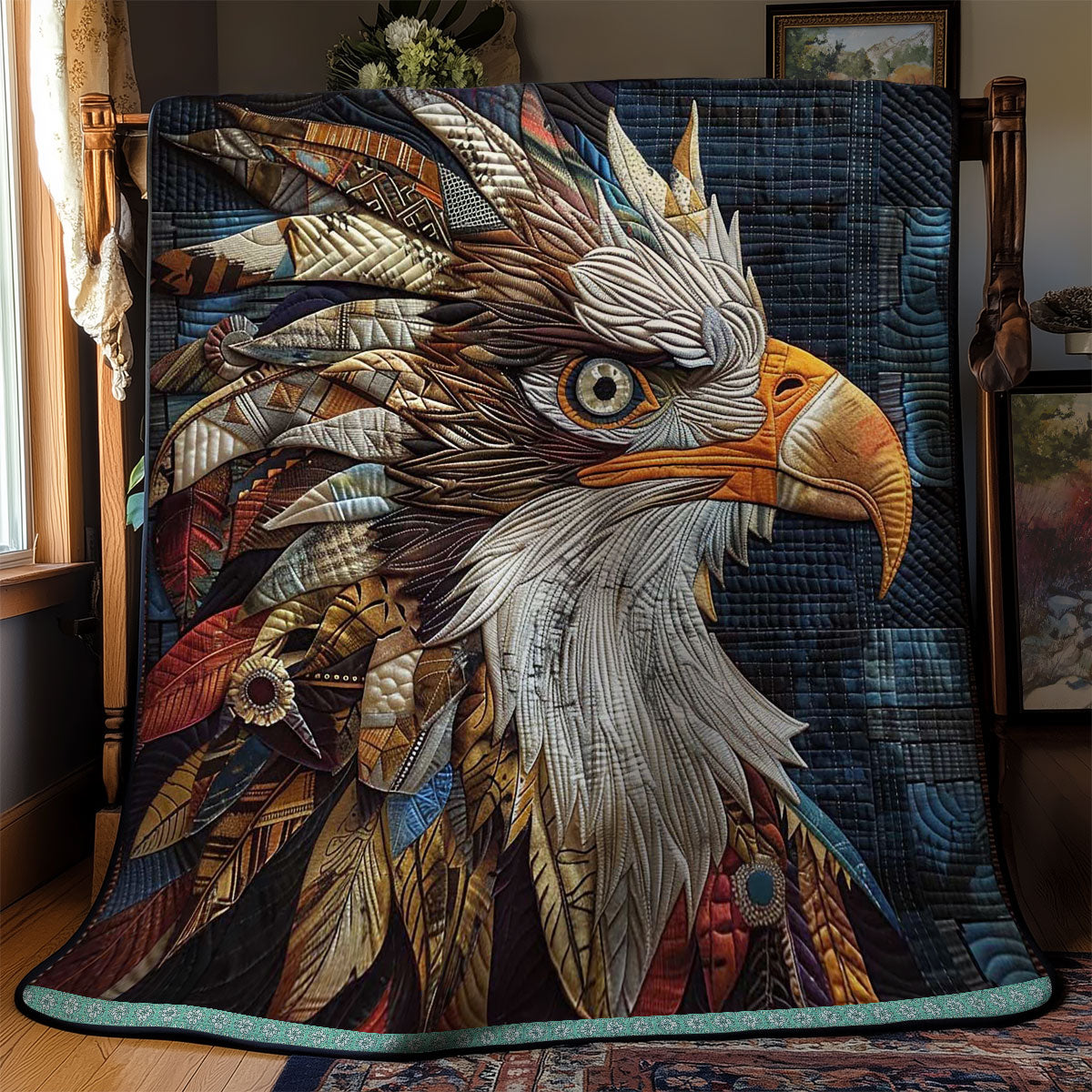 Noble Bald Eagle WN0509024CL Quilt