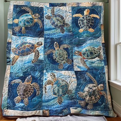 Ocean Turtles SR1008019CL Quilt