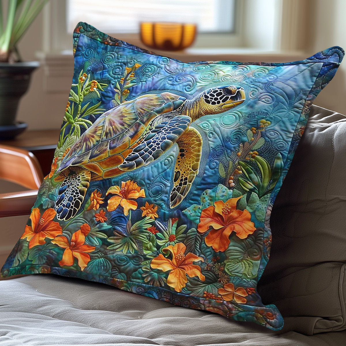 Oceanic Harmony WN3007079CL Quilt Pillow Case