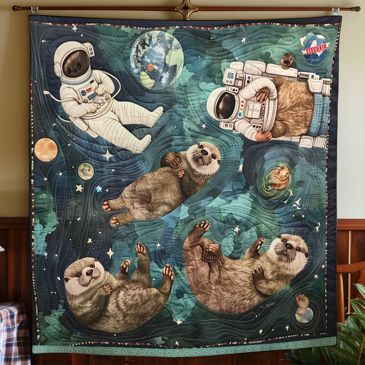 Otter In The Milky Way WN0909061CL Quilt