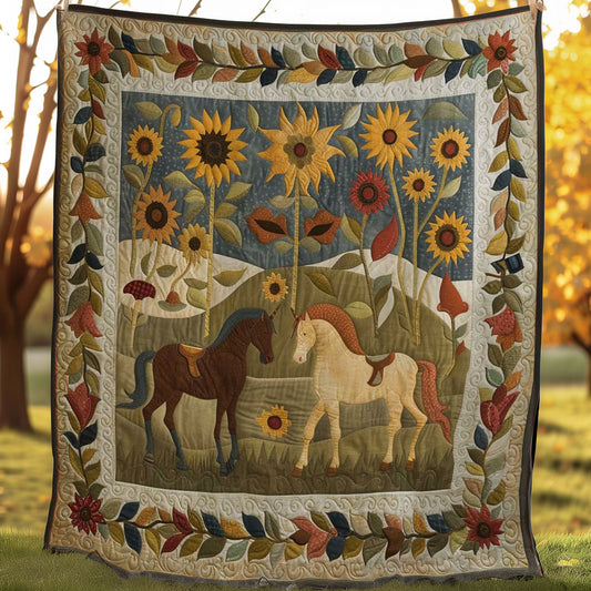 Pair Of Horses WN3007039CL Quilt