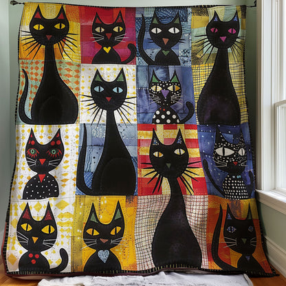 Peace Black Cats WM1008010CL Quilt