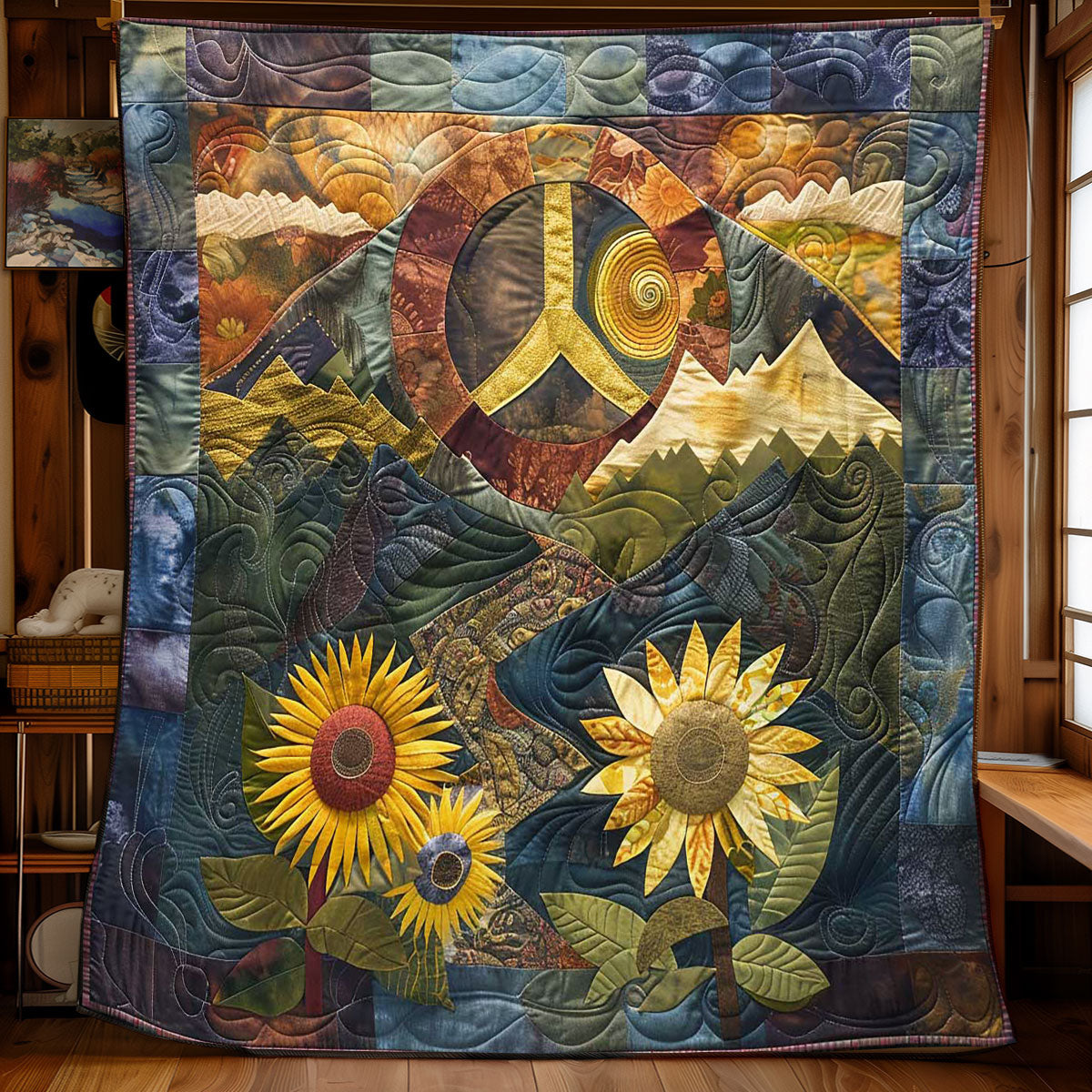 Peace Harmony Throw WN1008042CL Quilt