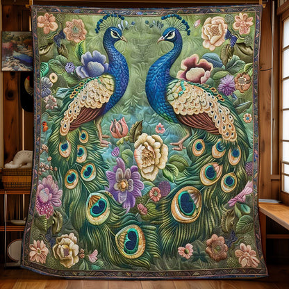 Peafowl Paradise WN1608042CL Quilt