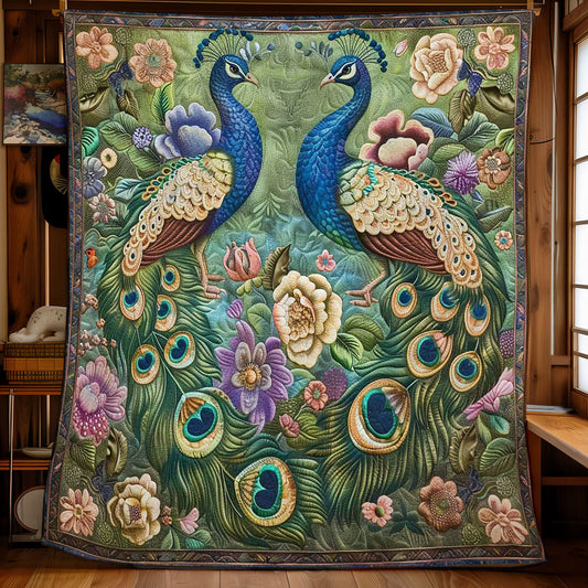 Peafowl Paradise WN1608042CL Quilt