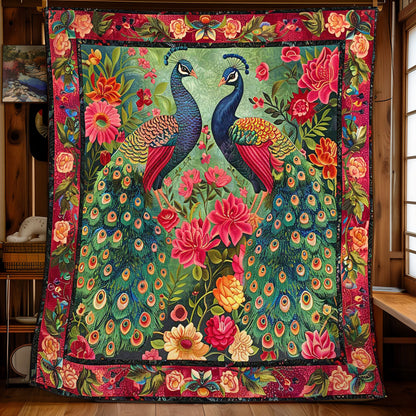 Peafowl's Garden of Colors WN1608039CL Quilt