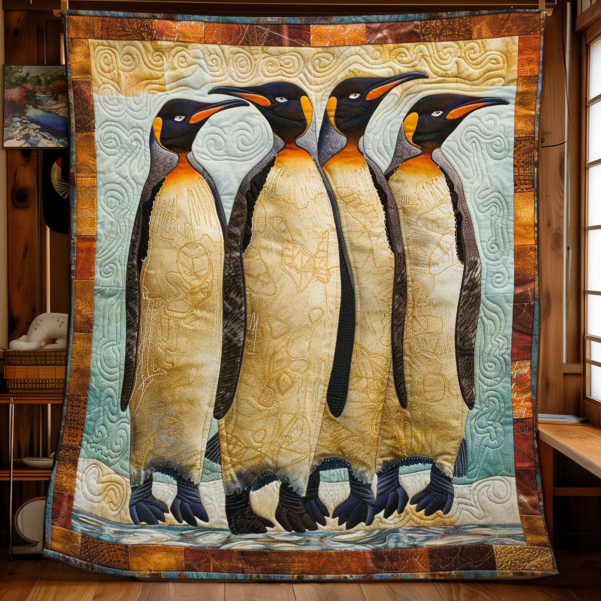 Penguin's Arctic Adventure WN1608020CL Quilt