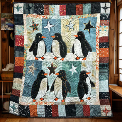Penguin's Frozen Fun WN1608026CL Quilt