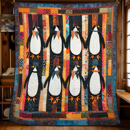 Penguin's Winter Joy WN1608025CL Quilt