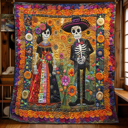 Phantom Flower & Calavera Lover WN0908104CL Quilt