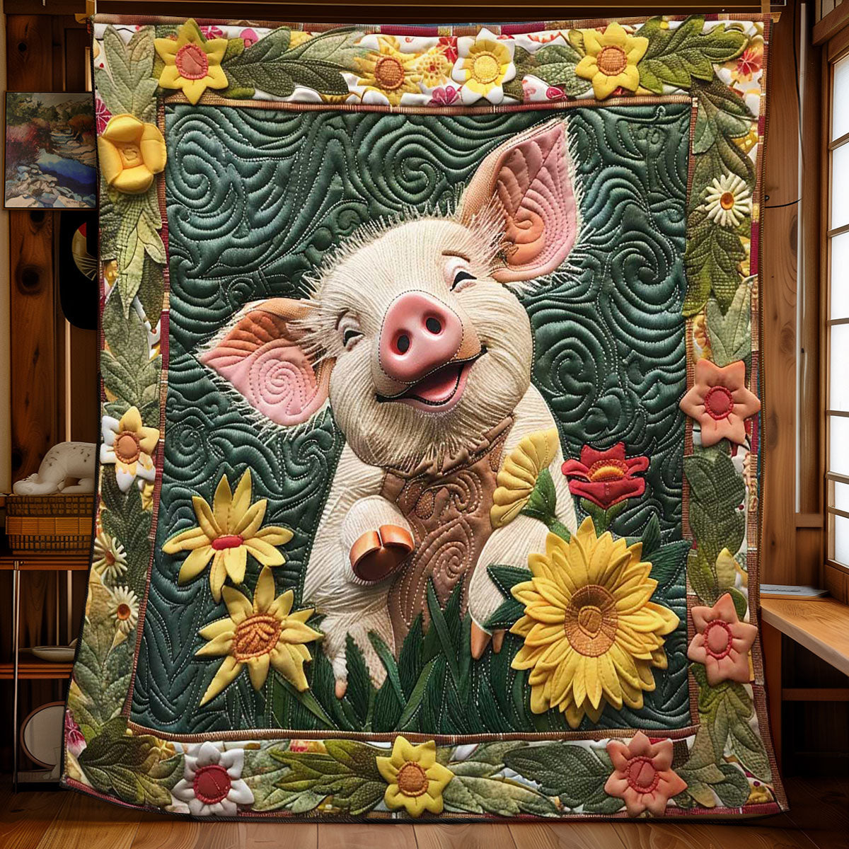 Piglet's Dream WN1908045CL Quilt