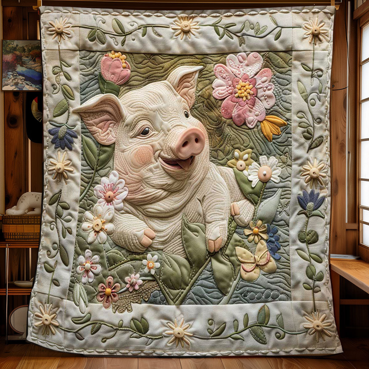 Piglet's Sweet Dreams WN1908047CL Quilt