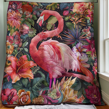 Pink Flamingo WM1008001CL Quilt