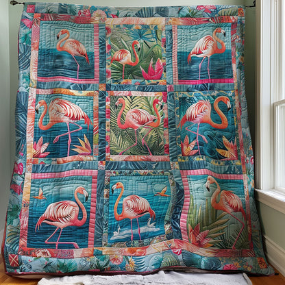 Pink Flamingo WM1008092CL Quilt