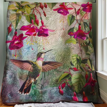 Pink Hummingbirds WM1008001CL Quilt