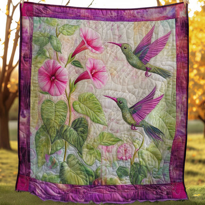 Pinky Hummingbirds WM0208035CL Quilt