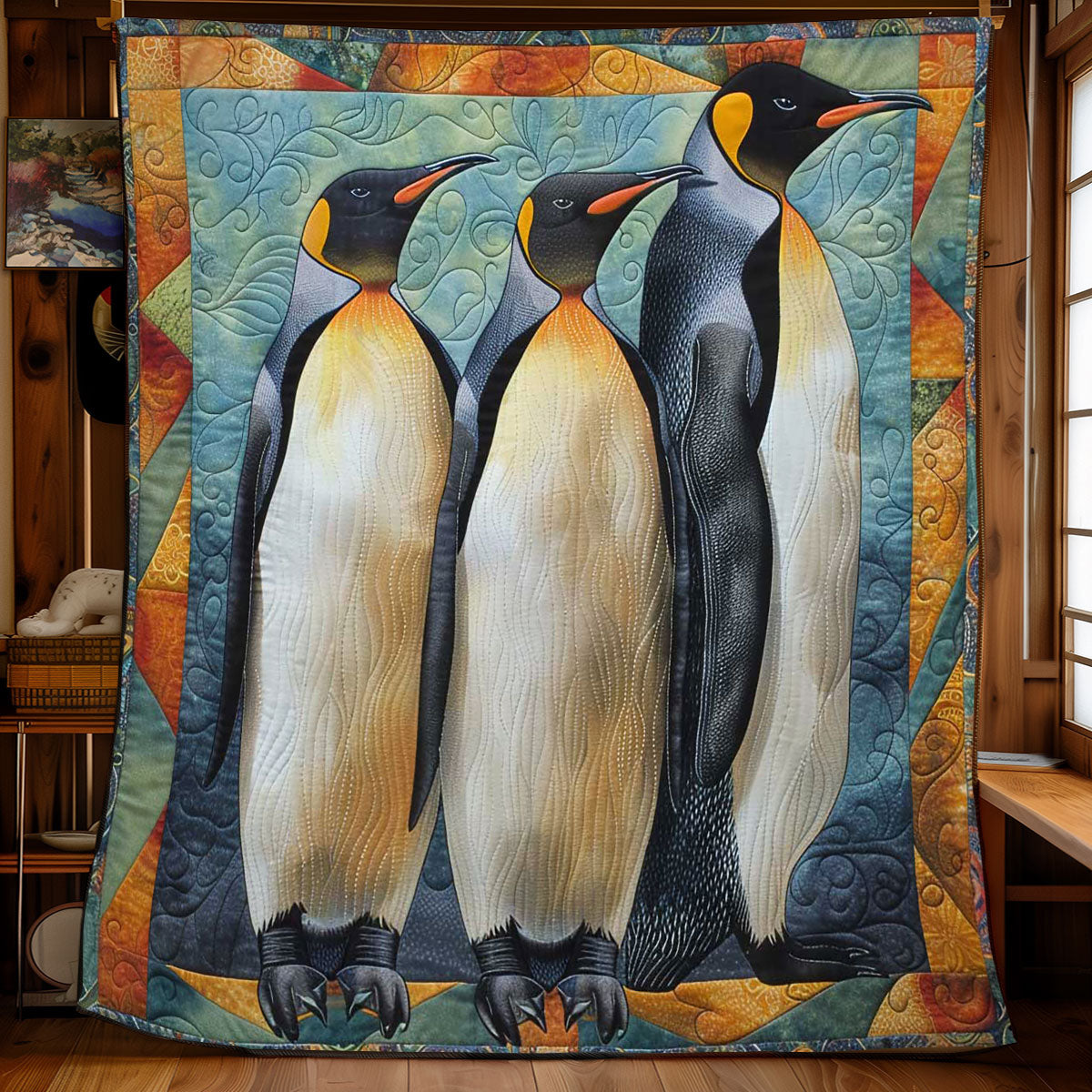 Playful Penguin WN1608022CL Quilt