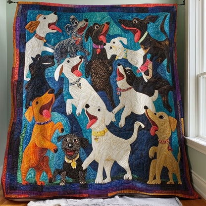 Playing Dogs WM0508017CL Quilt