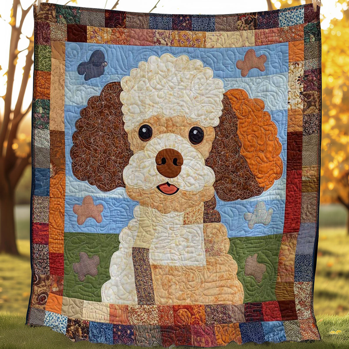 Poodle Cute WN0608034CL Quilt