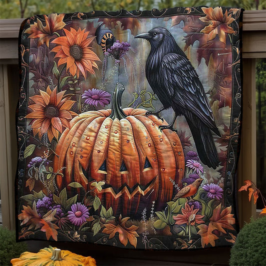 Pumpkin Crow's Secret WN1908074CL Quilt