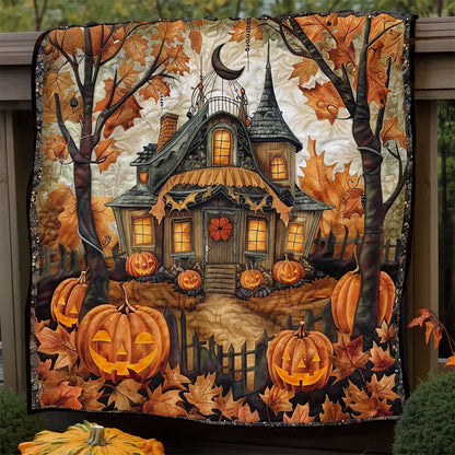 Pumpkin House Of Haunts WN1908061CL Quilt