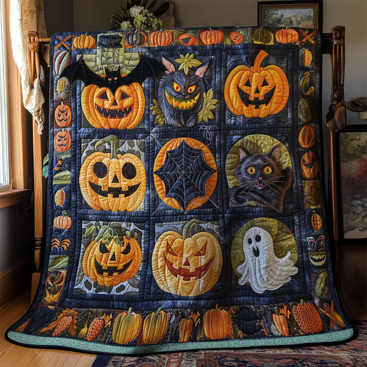 Pumpkin Patch Halloween WN2908047CL Quilt