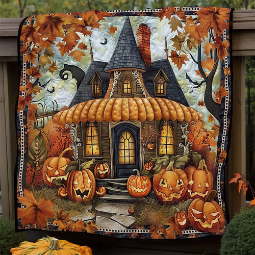 Pumpkin Trickster's Home WN1908068CL Quilt