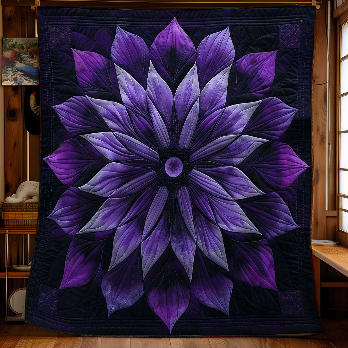 Purple Bloom WN1908051CL Quilt