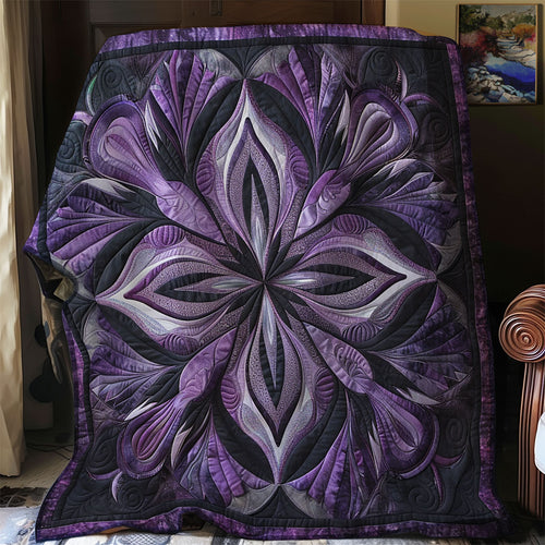 Purple Blossom Haven SR1508026CL Quilt