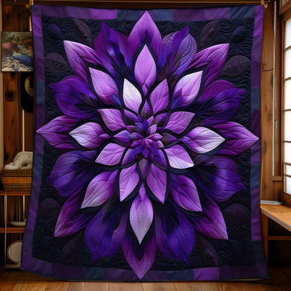 Purple Flower Dream WN1908049CL Quilt
