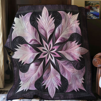 Purple Flower SR1508025CL Quilt