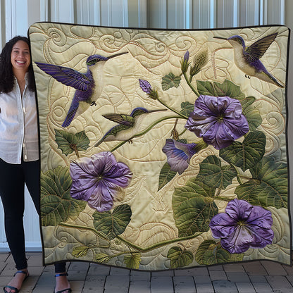 Purple Hummingbird SR1308024CL Quilt