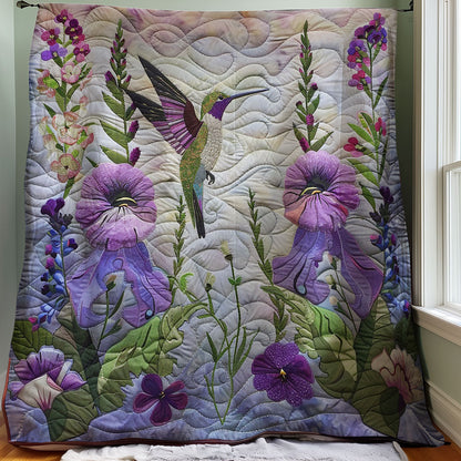 Purple Memories Hummingbirds WM1508060CL Quilt