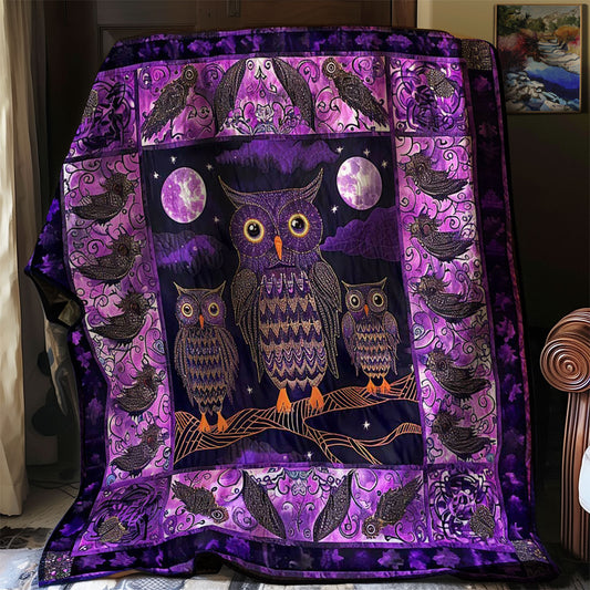 Purple Owl Guardian WN2408138CL Quilt