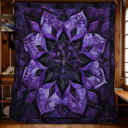 Purple Petal Elegance WN1408056CL Quilt